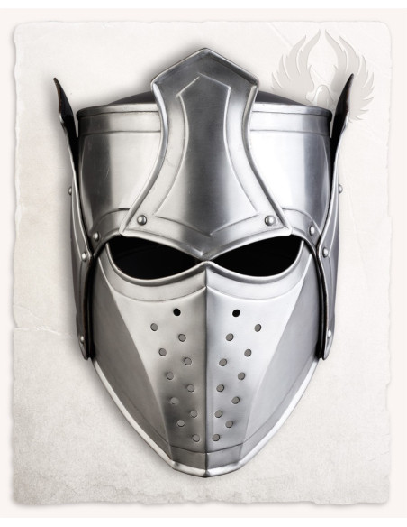 Elmo da Re Medievale con Corona...