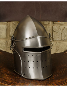 Bacinella in acciaio lucido con visiera modello Magnus