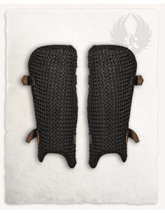 Schinieri di maglia di acciaio annerito, modello Connor 2