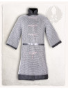 Cota di maglia anello piatto modello John, finitura lucida