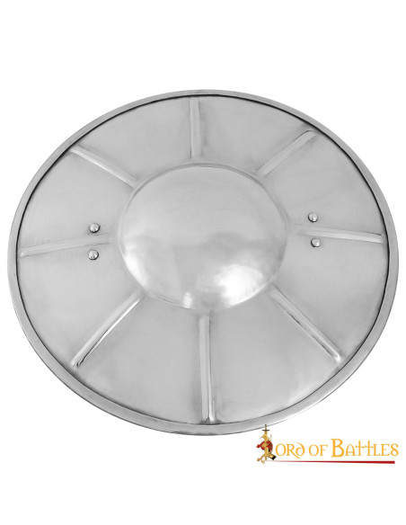 Scudo medievale funzionale in acciaio...