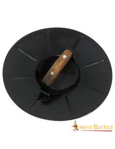 Scudo medievale funzionale in acciaio (30,4 cm.) 2