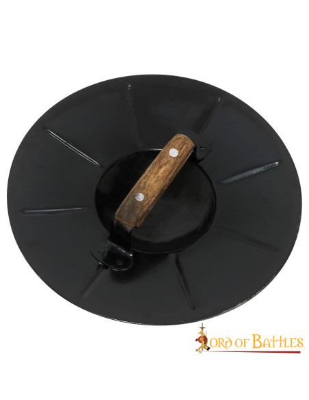 Scudo medievale funzionale in acciaio...