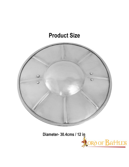 Scudo medievale funzionale in acciaio...