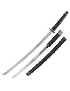 Katana con fodero in legno nero Wakizashi