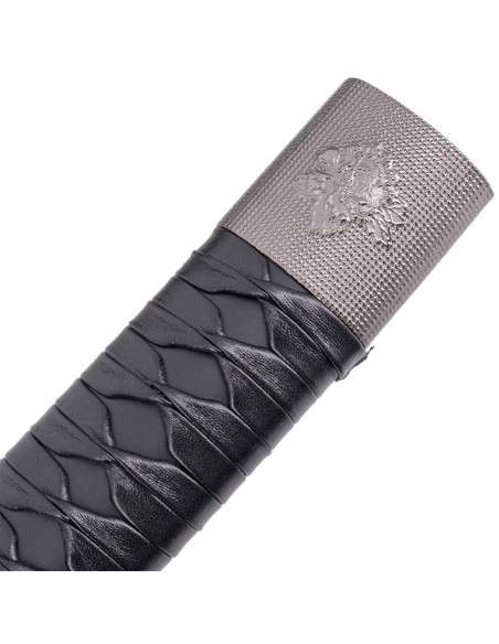 Katana con fodero in legno nero...