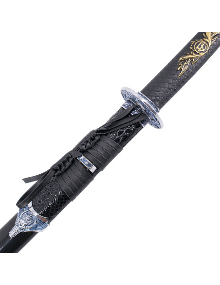 Katana tsuba decorativa Guerra dei...