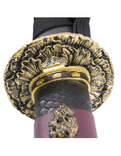 Katana tsuba decorativa Fiore di ciliegio 2