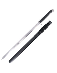 Katana pratica di base con fodero con corde nere