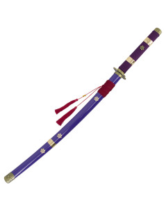 La katana lilla Enma di Zoro da One Piece, replica non... 2