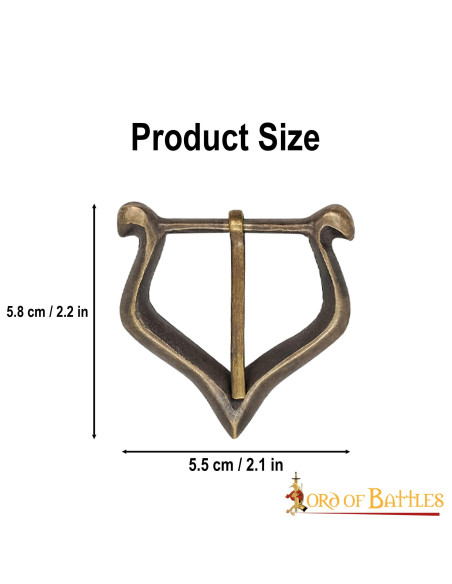 Set di 3 fibbie medievali piccole in...