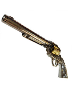 Revolver Colt 45 PeaceMaker manici lunghi in metallo, 27 cm. 2