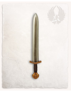 Spada corta vichinga modello LARP Fidas, finitura oro