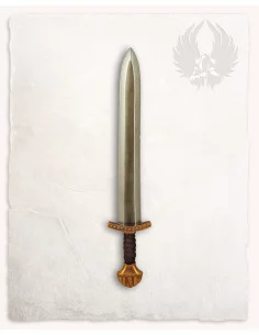 Spada corta vichinga modello LARP Fidas, finitura oro