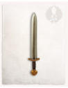 Spada corta vichinga modello LARP Fidas, finitura oro