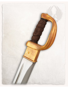 Sciabola pirata LARP modello Diego, finitura oro 2