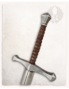 LARP spada medievale lunga modello Severian, finitura in... 2