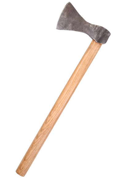 Ascia vichinga in acciaio forgiato a...