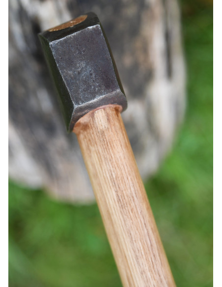 Ascia vichinga in acciaio forgiato a...