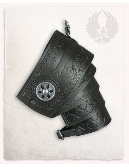 Spalline in pelle goffrata motivo...