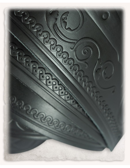 Spalline in pelle goffrata motivo...