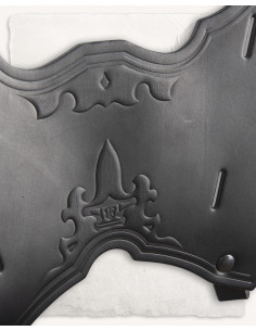 Baldacchino posteriore in pelle nera Castagir 2