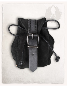 Borsa in pelle nera modello Friedhelm