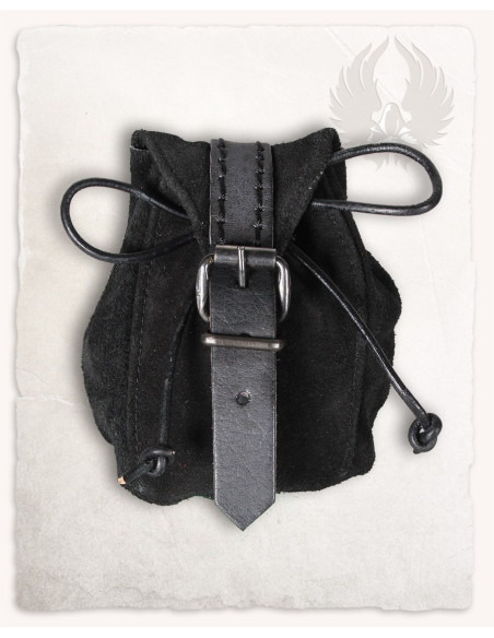 Borsa in pelle nera modello Friedhelm