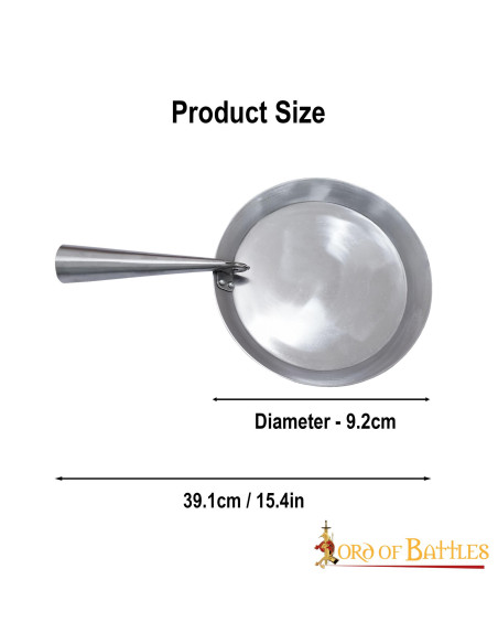 Padella pieghevole in ferro forgiato...