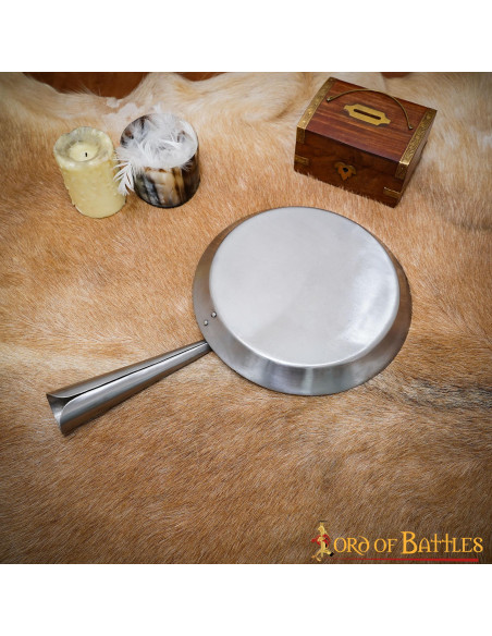 Padella pieghevole in ferro forgiato...