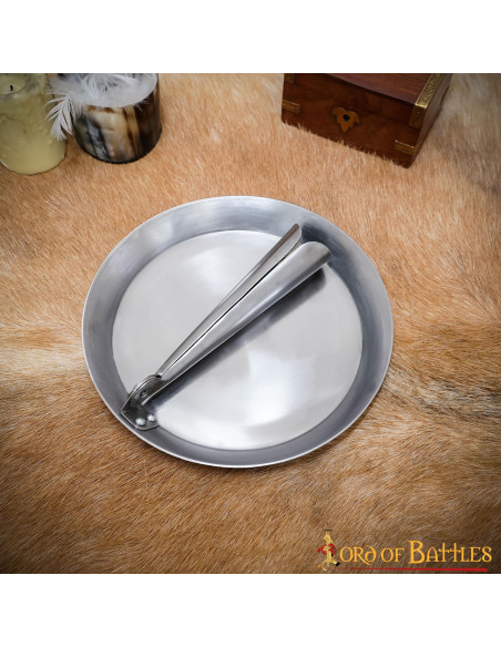 Padella pieghevole in ferro forgiato...