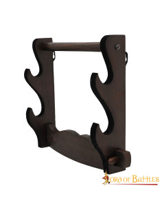 Supporto a muro per ascia o spada (30 x 37,5 cm.)