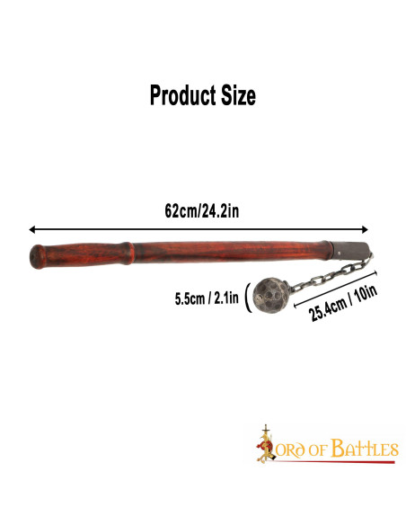 Mazza medievale senza punte (62 cm.)