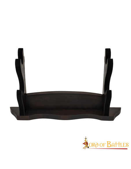 Supporto da tavolo per 2 spade o asce