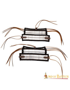 Spallacci per armatura vichinga lamellare (30 x 15 cm.) 2