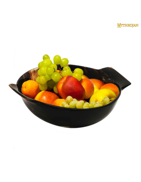 Ciotola media in corno di toro lucidato