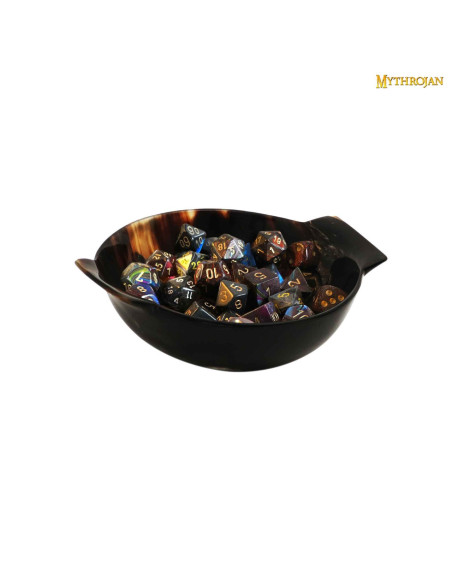 Ciotola media in corno di toro lucidato