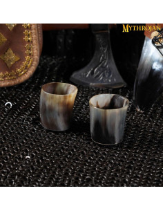 Set di 2 bicchierini vichinghi, corno di toro 2