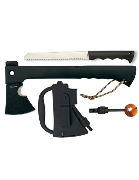 Ascia tattica Albainox, con selce e sega