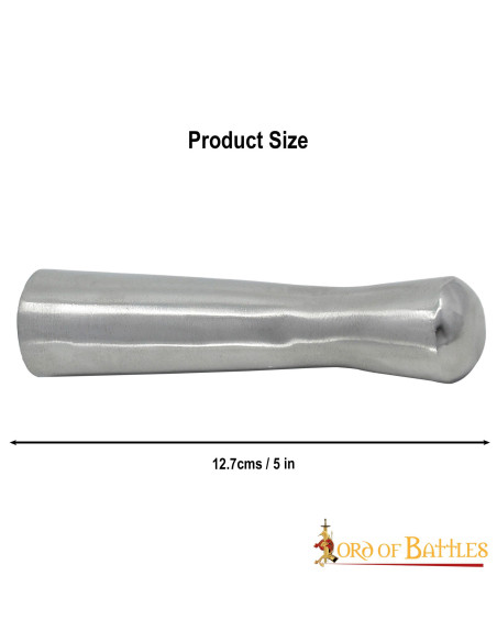 Contera acciaio lancia medievale...