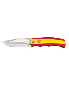 Coltello marca Albainox design 3D Bandiera Spagna (20,3 cm.)