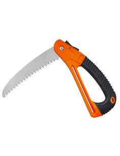 Seghetto pieghevole marca Albainox, manico nero-arancio...