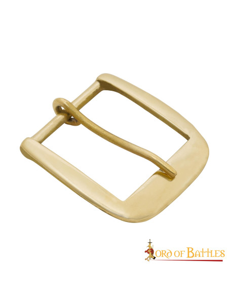 Fibbia medievale fatta a mano, ottone...