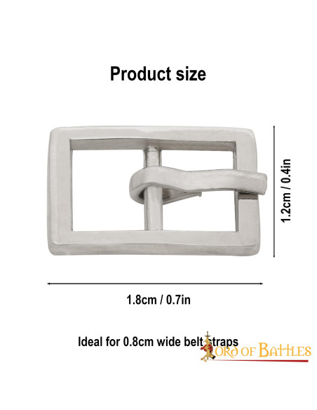 Confezione da 3 piccole fibbie in...