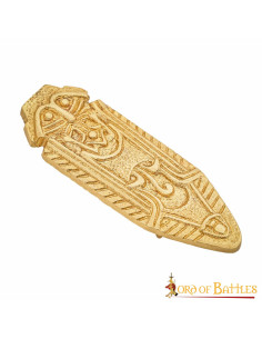 Lastra di ottone decoro celtico (6 cm.)