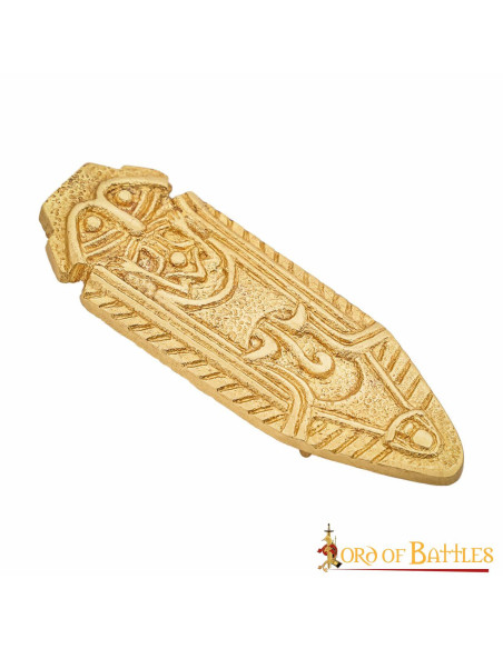 Lastra di ottone decoro celtico (6 cm.)