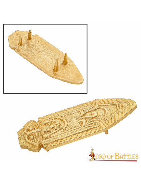 Lastra di ottone decoro celtico (6 cm.)