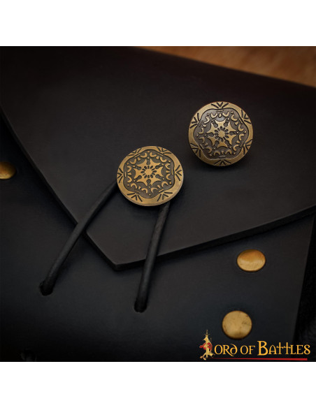 Foglio decorativo in ottone antico,...