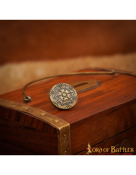 Foglio decorativo in ottone antico,...