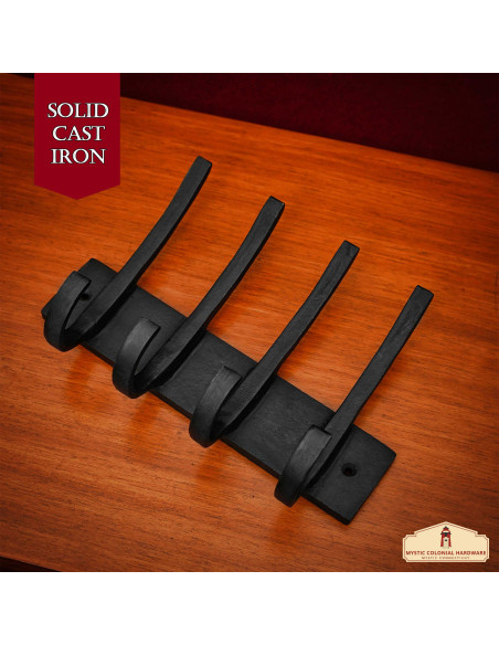 Appendiabiti da parete rustico in...